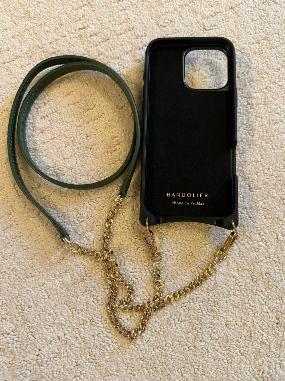 Bandolier Vivian Crossbody Phone case Green Croc